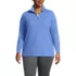 Plus Size Anyweather Fleece Quarter Zip Pullover, Front