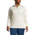 Plus Size Anyweather Fleece Quarter Zip Pullover, Front