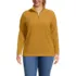 Plus Size Anyweather Fleece Quarter Zip Pullover, Front