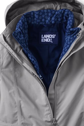 lands end plus size womens coats