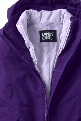 lands end plus size womens coats