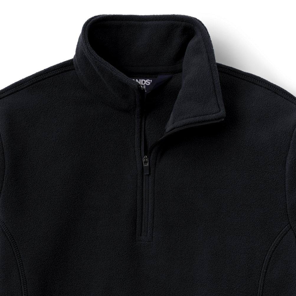 Lands end best sale half zip fleece