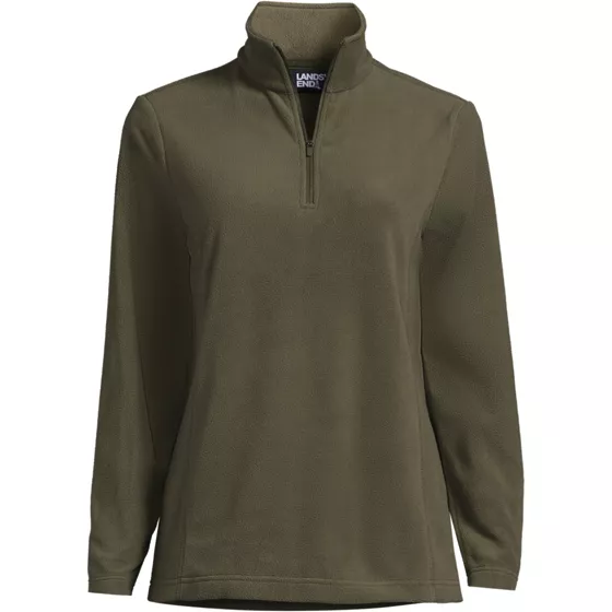Women's Plus Size Anyweather Fleece Quarter Zip Pullover - primary