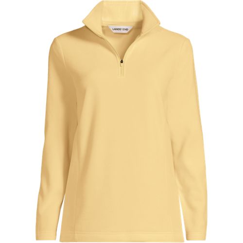  Lands' End Anyweather Fleece-pullover Mit Reißverschluss, Damen, Größe:48-50 Plus, Gelb, Polyester, By Lands' End 