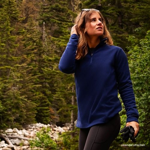 Women's Long Sleeve Sherpa Fleece Sweatshirt