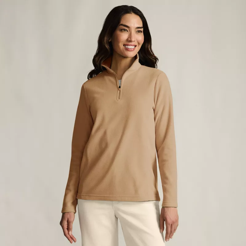 Tall Anyweather Fleece Quarter Zip Pullover, alternative image