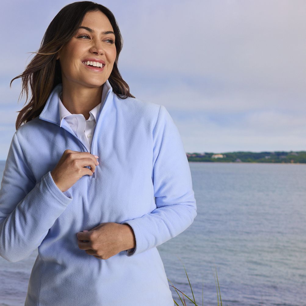 Anyweather Fleece Quarter Zip Pullover | Lands' End