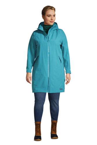 lands end plus size womens coats