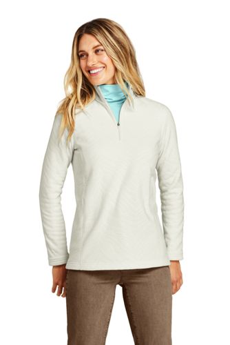 zip fleece pullover women's