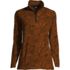 Women's Fleece Quarter Zip Pullover Print, Front