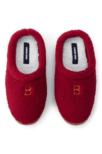 lands end sherpa slippers