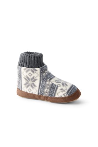 lands end bootie house slippers