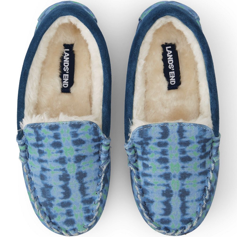 Lands end 2025 women's moccasin slippers