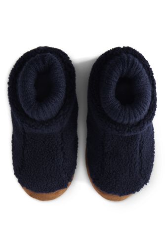 lands end sherpa slippers