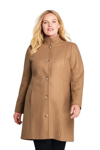 lands end plus size coats