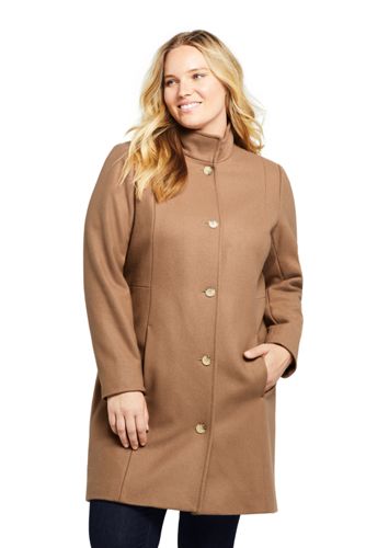 Lands end on sale womens plus coats