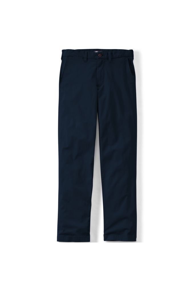 Men's Knockabout Comfort Waist Traditional Fit Chino Pant - Lands' End - Blue - 34