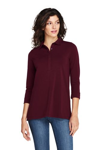 women's tunic polo shirts