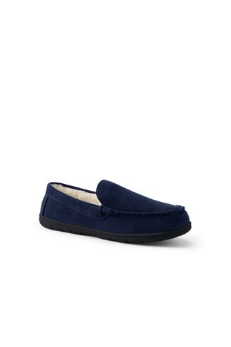 Men's Suede Leather Moccasin Slippers 