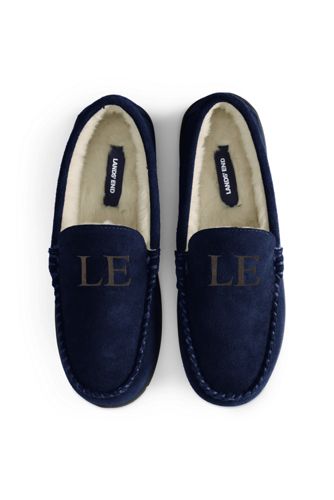 lands end suede loafers