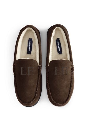 lands end fleece slippers