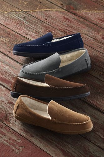 lands end moccasins mens