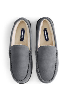 Men's Suede Moccasin Slippers 