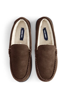 Men's Suede Moccasin Slippers 