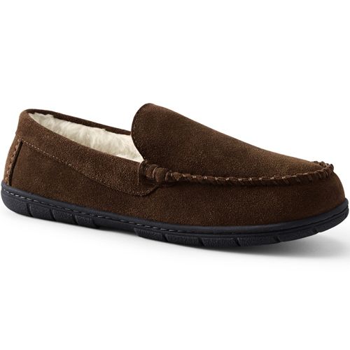 Men's Suede Leather Moccasin Slippers