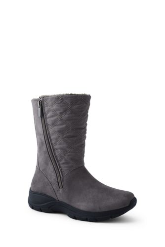 side zip snow boots