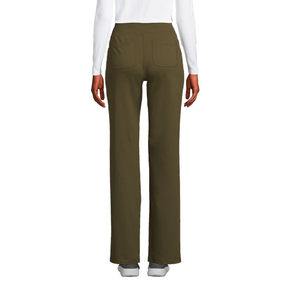 Women With Control Regular Cotton Jersey Pull On Slim Pants 