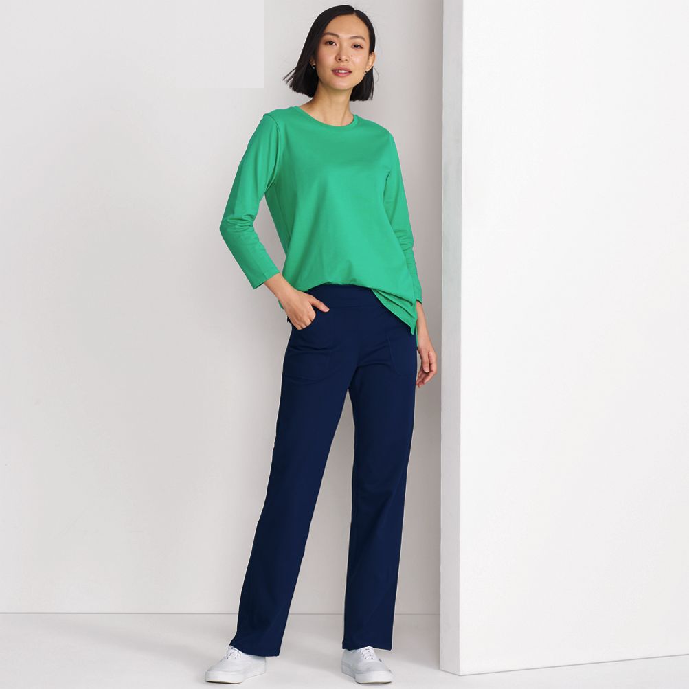 Block Knit Jogging Pants - Women - Ready-to-Wear