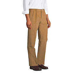 Men's Traditional Fit Pleat Front Comfort-First Fine Wale Corduroy Trousers, alternative image