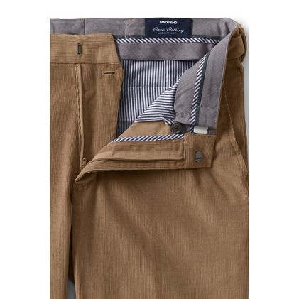 Men's Comfort Waist Stretch Fine Wale Corduroy Dress Pants - image 2