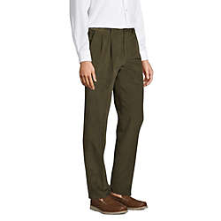Men's Comfort Waist Pleated Comfort-First Corduroy Dress Pants, alternative image