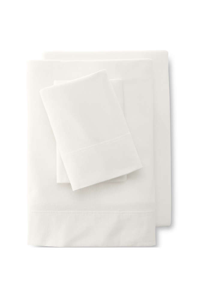 Organic Cotton Warm Flannel Bed Sheet Set - 5oz, Front