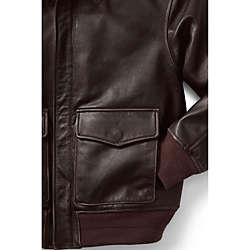 Men's Willis and Geiger Leather Bomber Jacket, alternative image