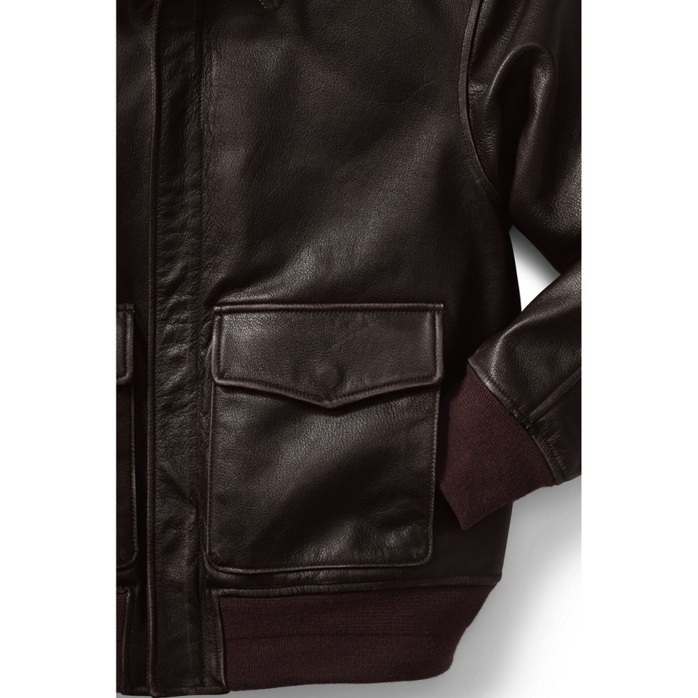 Willis and Geiger Leather Bomber Jacket