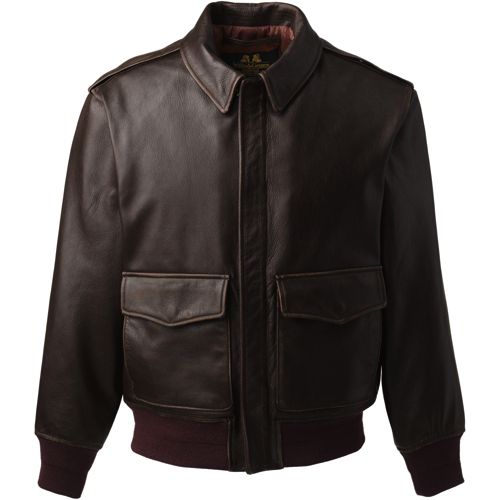 Willis and Geiger Leather Bomber Jacket | Lands' End