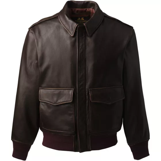 Willis and Geiger Leather Bomber Jacket - primary