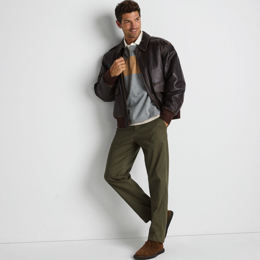 Lands end shop bomber jacket