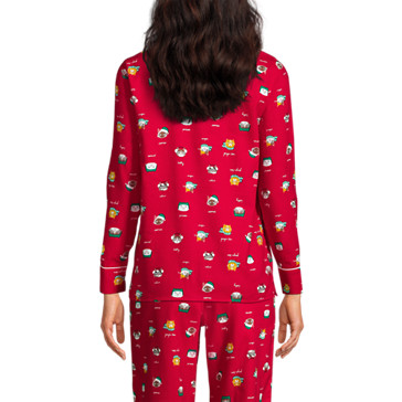 La Chemise de Pyjama en Flanelle à Motifs, Femme Grande Taille image number 1