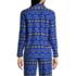 Women's Long Sleeve Print Flannel Pajama Top, Back
