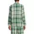 Women's Long Sleeve Print Flannel Pajama Top, Back