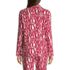 Women's Long Sleeve Print Flannel Pajama Top, Back