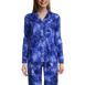 Women's Long Sleeve Print Flannel Pajama Top, Front