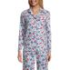 Women's Tall Long Sleeve Print Flannel Pajama Top, Front