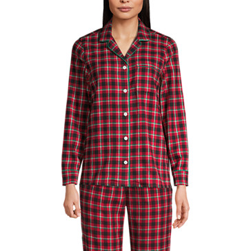 La Chemise de Pyjama en Flanelle à Motifs, Femme Stature Standard image number 0