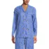 Women's Long Sleeve Print Flannel Pajama Top, Front