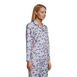 Women's Petite Long Sleeve Print Flannel Pajama Top, alternative image